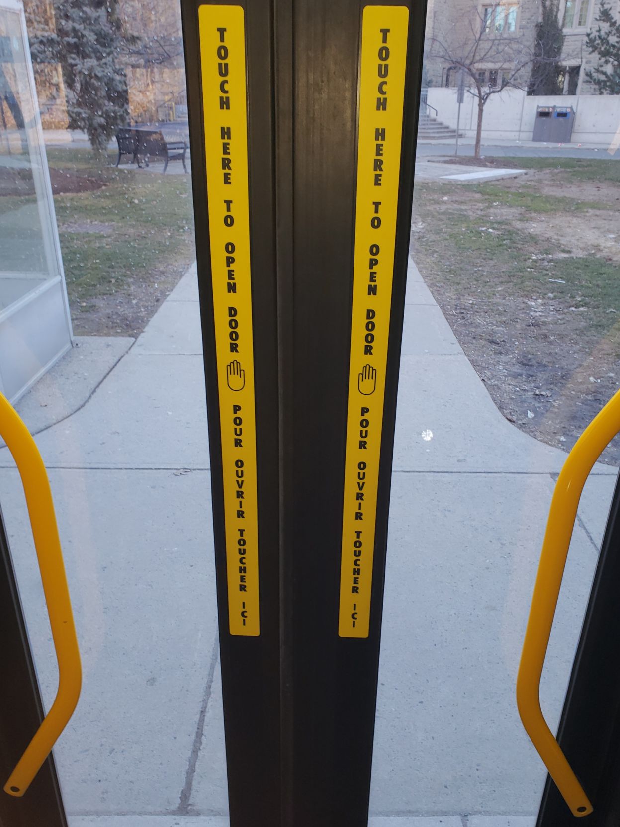 Bus back door (Photo)